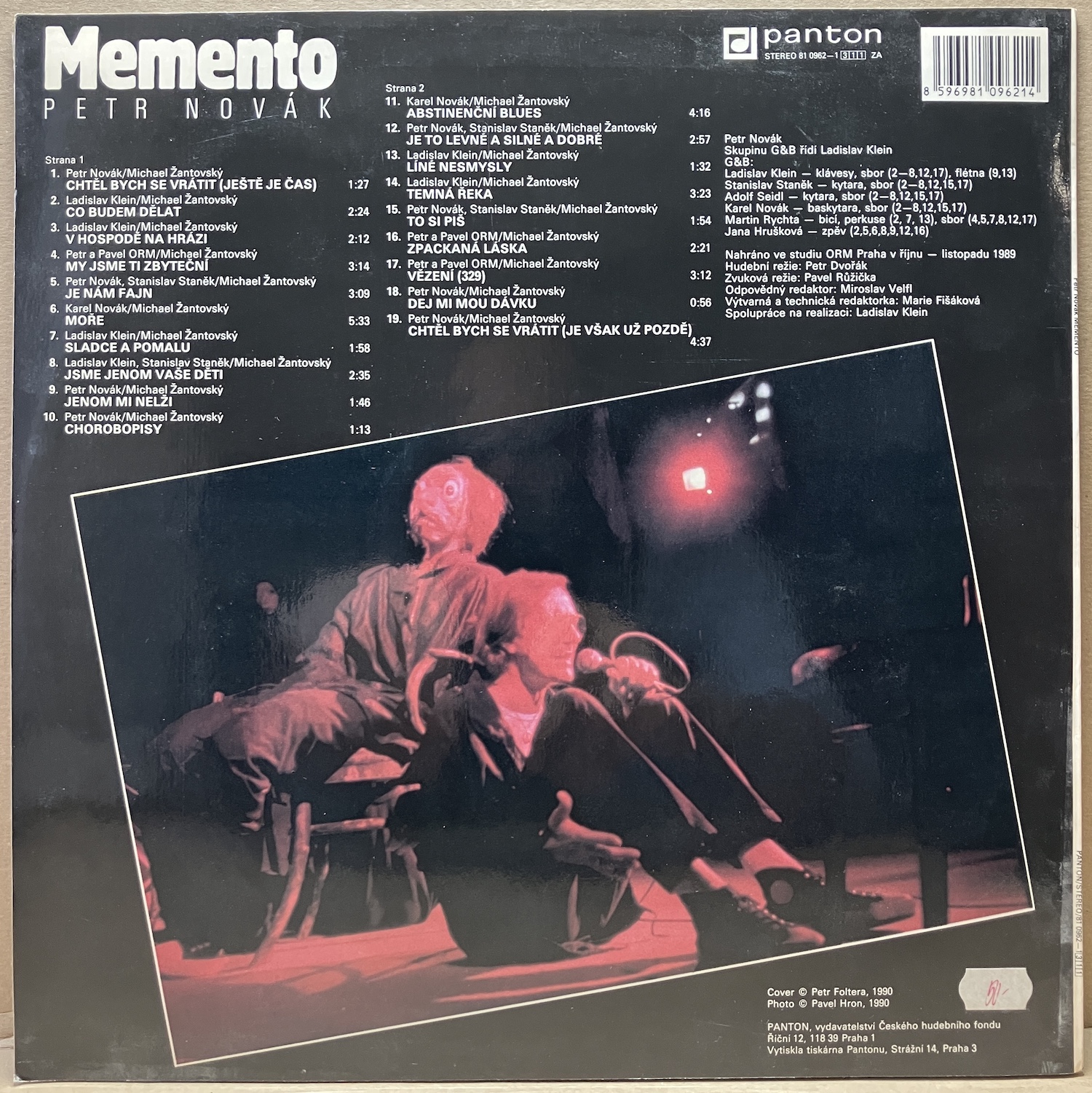 PETR NOVÁK – MEMENTO (LP) - Obrázek 2