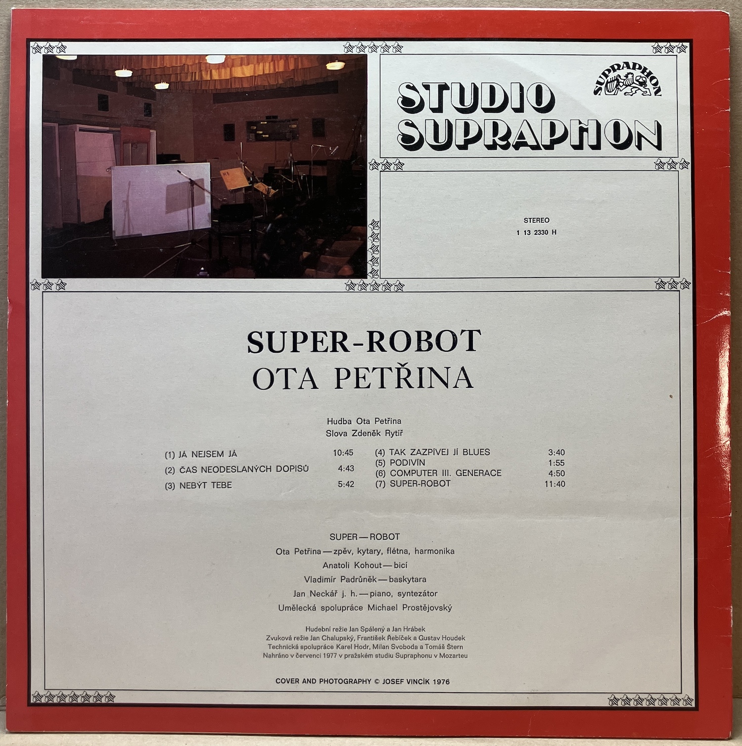 OTA PETŘINA – SUPER-ROBOT (LP) - Obrázek 2