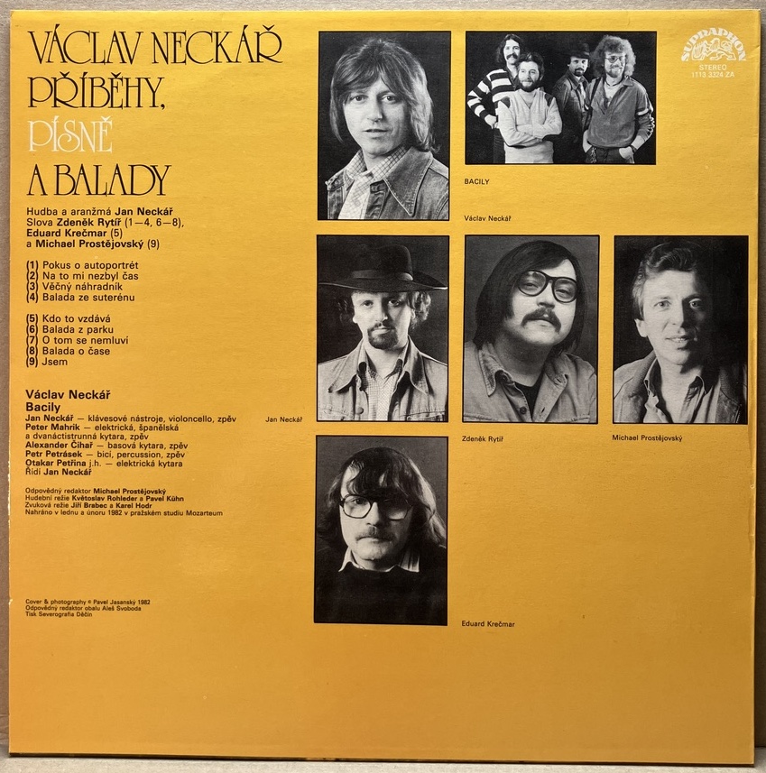 VÁCLAV NECKÁŘ – PŘÍBĚHY, PÍSNĚ A BALADY 2 (LP) - Obrázek 2