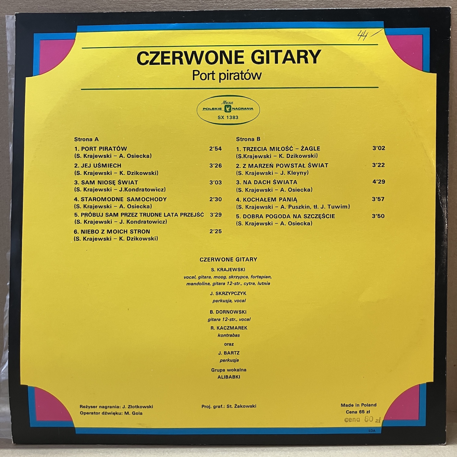 CZERWONE GITARY – PORT PIRATÓW (LP) - Obrázek 2