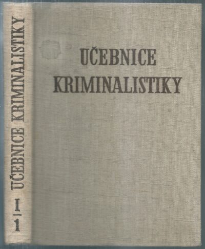 UČEBNICE KRIMINALISTIKY - 2 SVAZKY