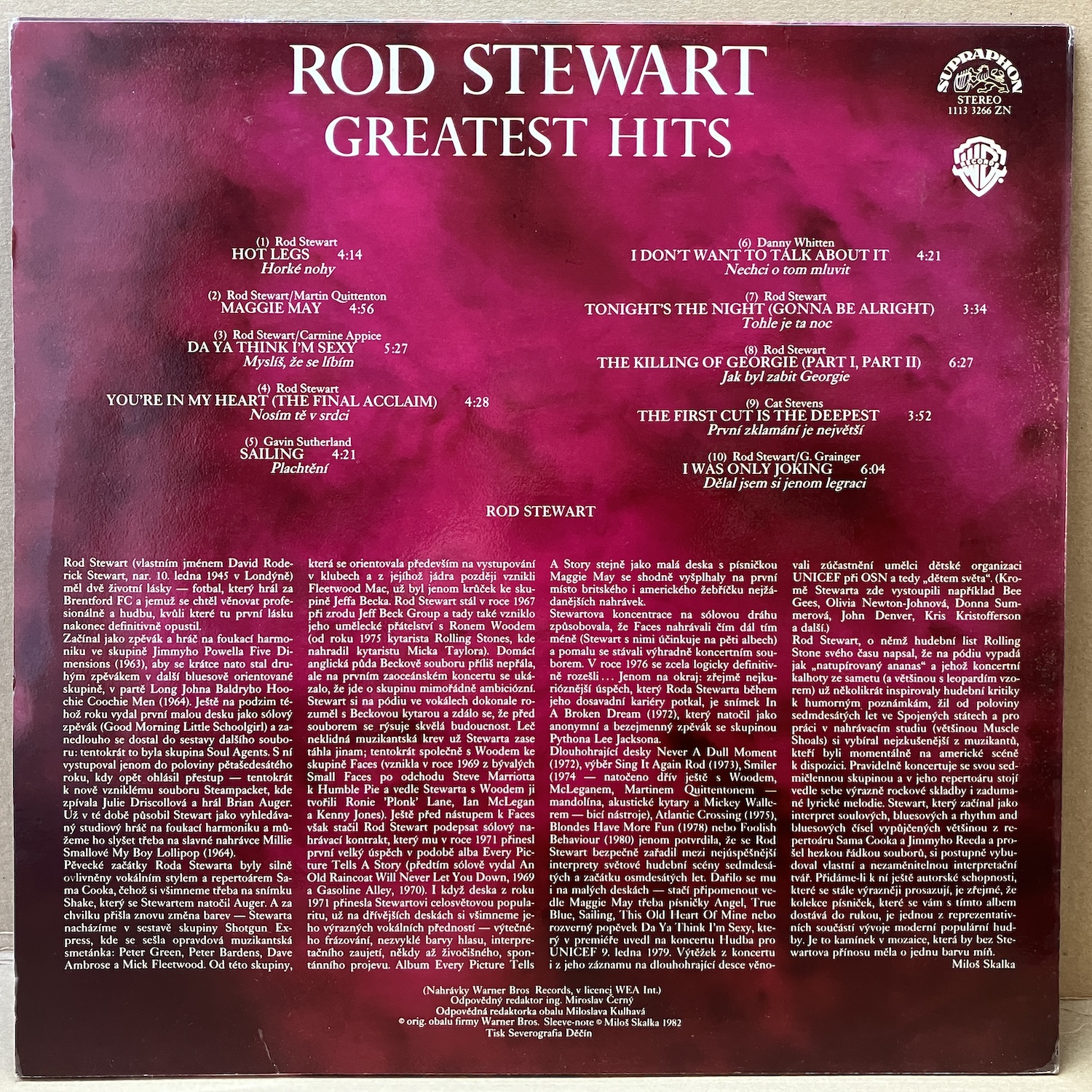ROD STEWART – GREATEST HITS (LP) - Obrázek 3