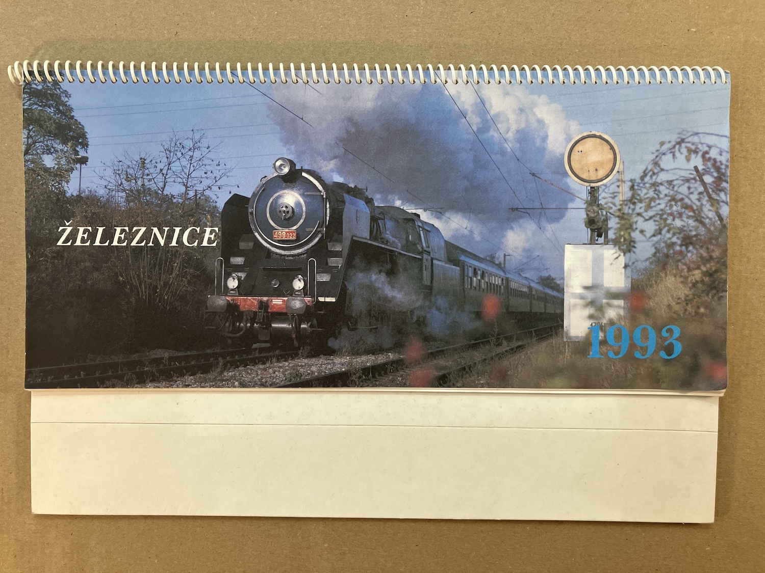 KALENDÁŘ ŽELEZNICE 1993