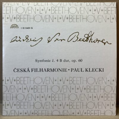 BEETHOVEN – SYMFONIE Č. 4 B DUR, OP. 60 (LP)