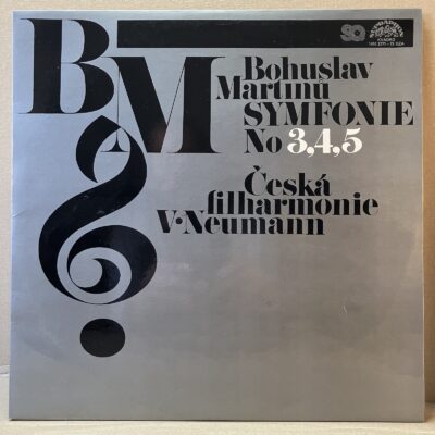 BOHUSLAV MARTINŮ – SYMFONIE NO. 3, 4, 5 (LP)