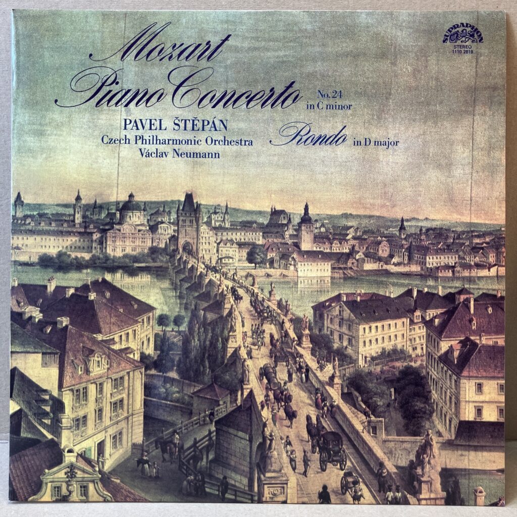 W. A. MOZART – PIANO CONCERTO NO. 24 IN C MINOR / RONDO IN D MAJOR (LP)