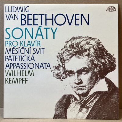 LUDWIG VAN BEETHOVEN – SONÁTY PRO KLAVÍR: MĚSÍČNÍ SVIT, PATETICKÁ, APPASSIONATA (LP)