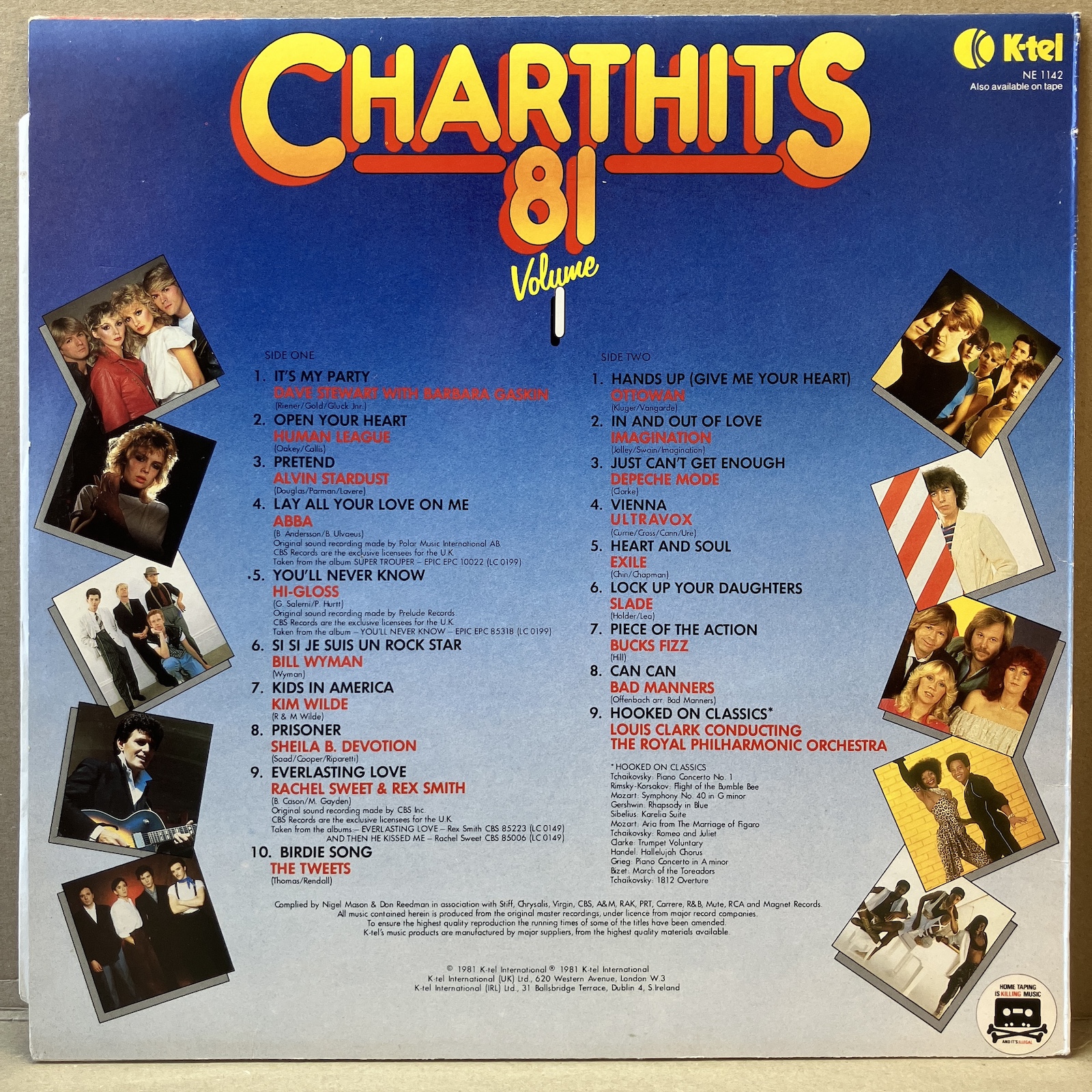 CHARTHITS 81 VOLUME 1 (LP) - Obrázek 2