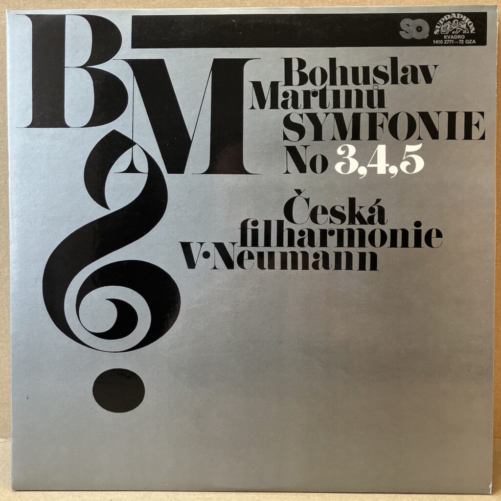 BOHUSLAV MARTINŮ – SYMFONIE NO 3,4,5 (2 LP)