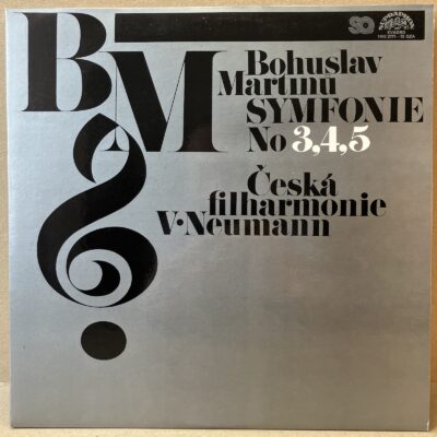 BOHUSLAV MARTINŮ – SYMFONIE NO 3,4,5 (2 LP)