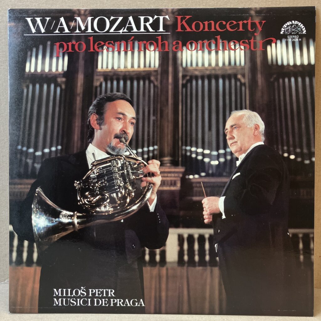 W. A. MOZART – KONCERTY PRO LESNÍ ROH A ORCHESTR (LP)