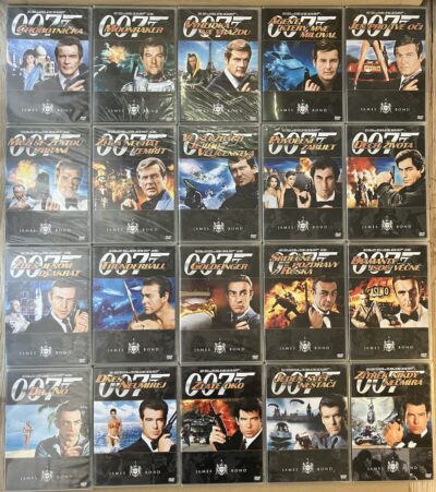 JAMES BOND 007 – KOMPLETNÍ KOLEKCE 20 FILMŮ (DVD)