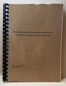 NÁVRH ZÁSADNÍCH OPATŘENÍ PRO OCHRANU ČESKÉHO UHELNÉHO PRŮMYSLU V PŘECHODNÉM, TZV. ADAPTAČNÍM OBDOBÍ PŘED VSTUPEM DO EU