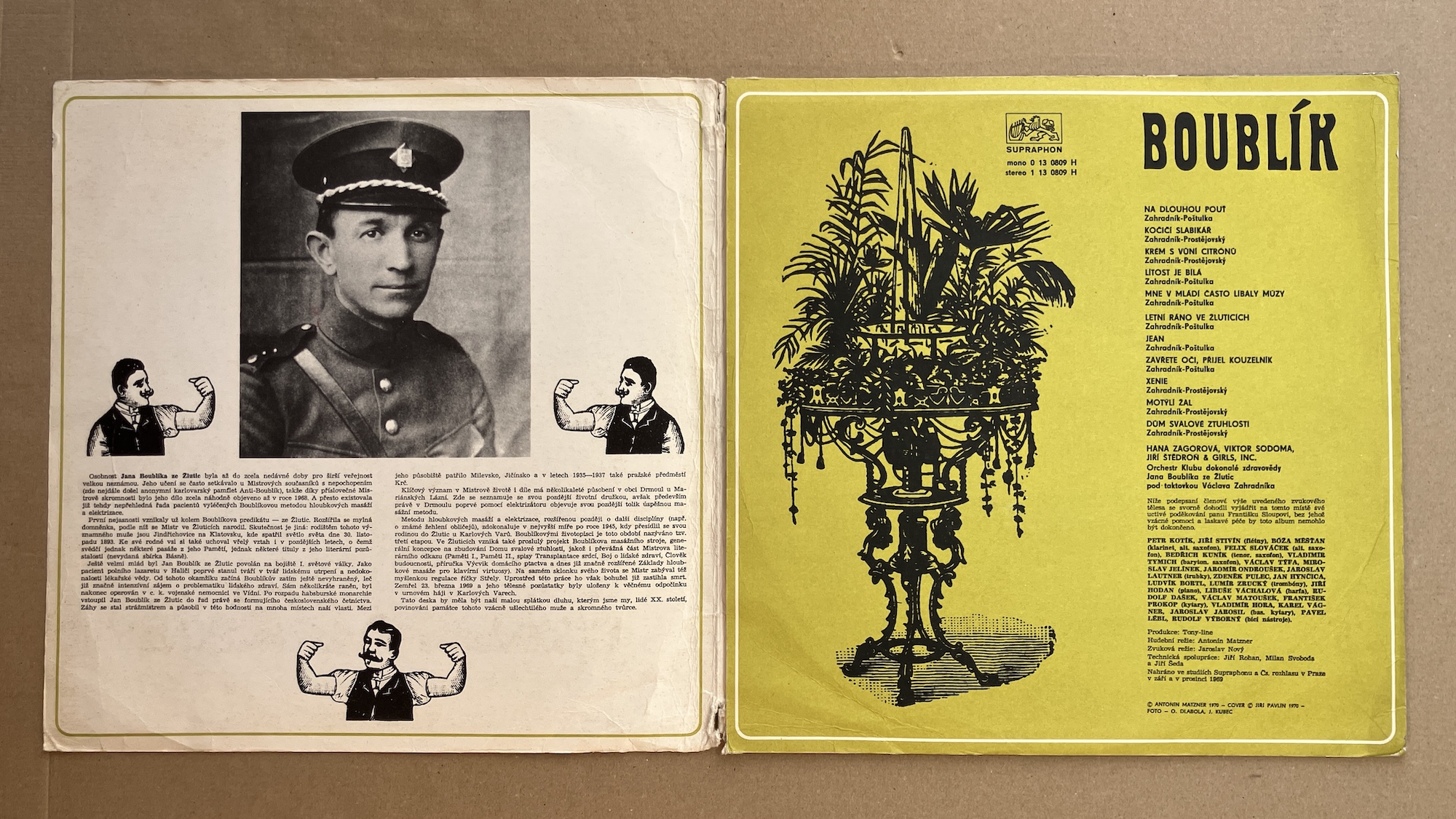 HANA ZAGOROVÁ, VIKTOR SODOMA, JIŘÍ ŠTĚDROŇ & GIRLS INC. – BOUBLÍK (LP) - Obrázek 3