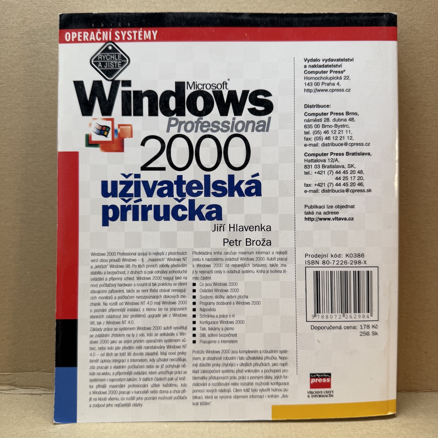 MICROSOFT WINDOWS 2000 PROFESSIONAL - Obrázek 2