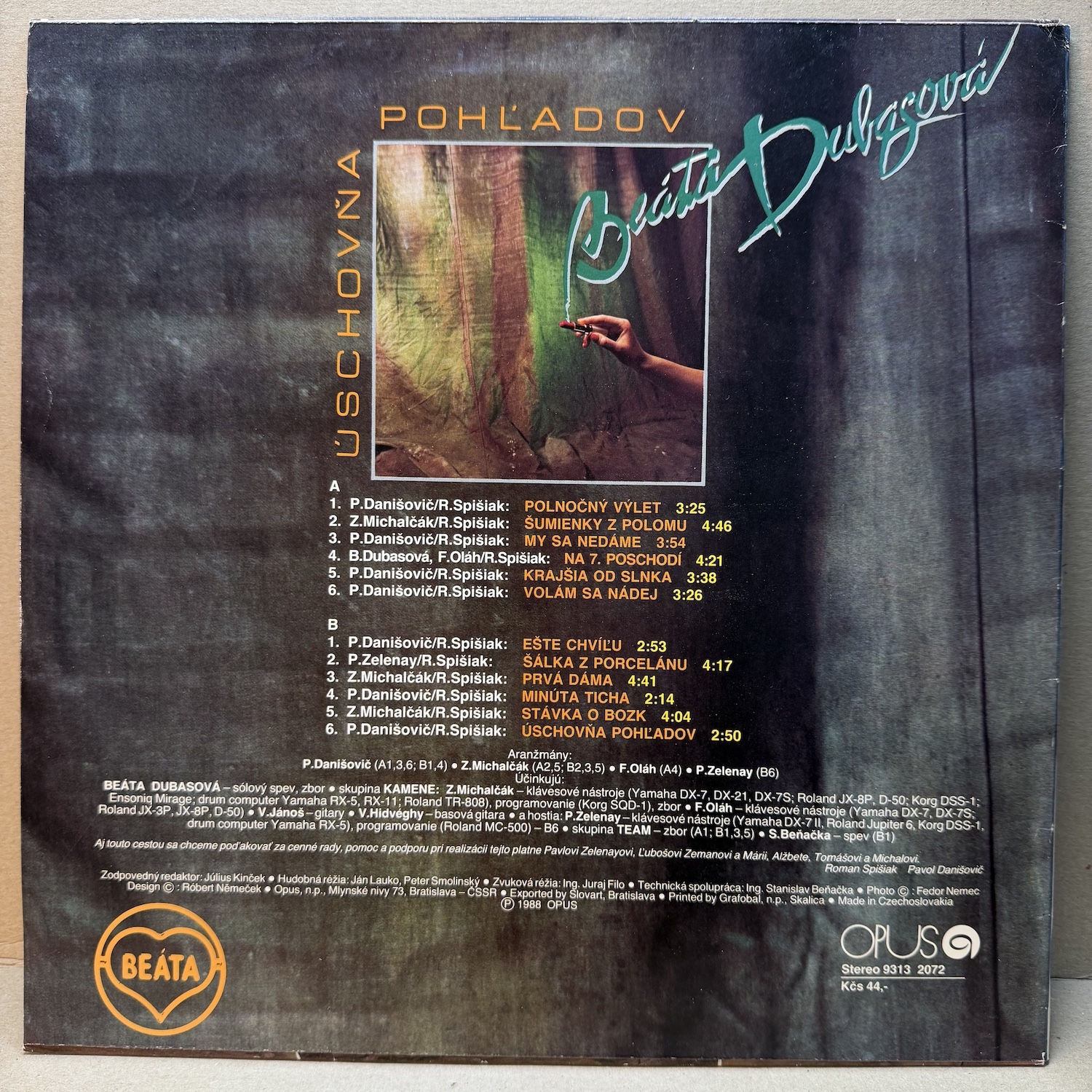BEÁTA DUBASOVÁ – ÚSCHOVŇA POHĽADOV (LP) - Obrázek 2
