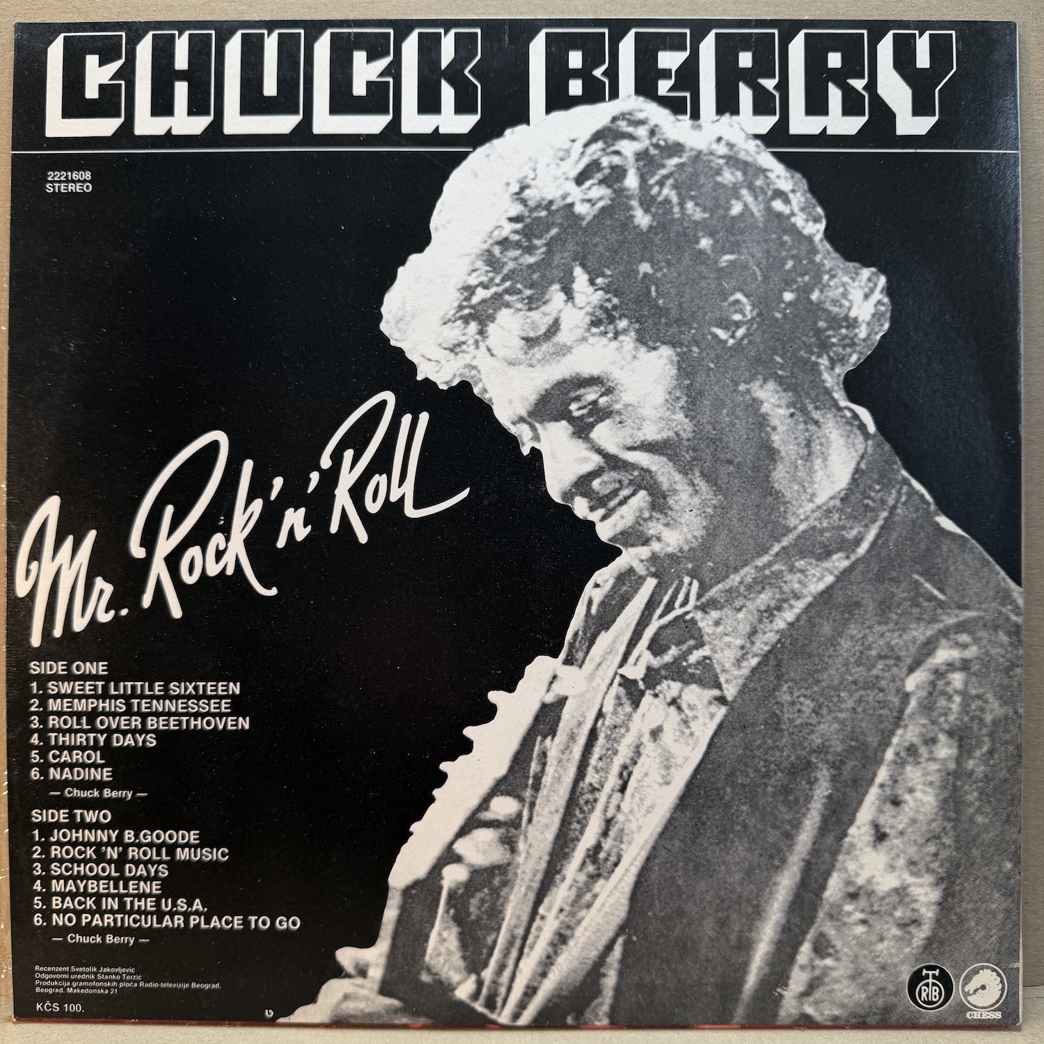 CHUCK BERRY – MR. ROCK 'N' ROLL (LP) - Obrázek 2