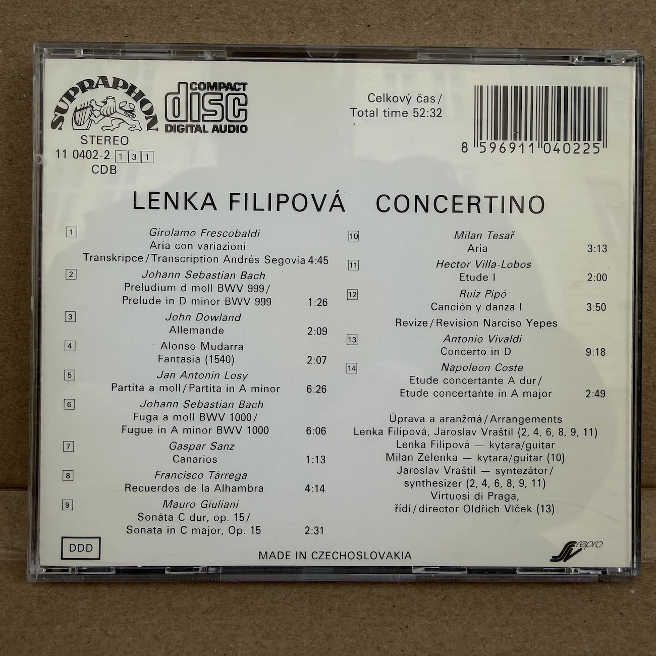 LENKA FILIPOVÁ – CONCERTINO (CD) - Obrázek 3