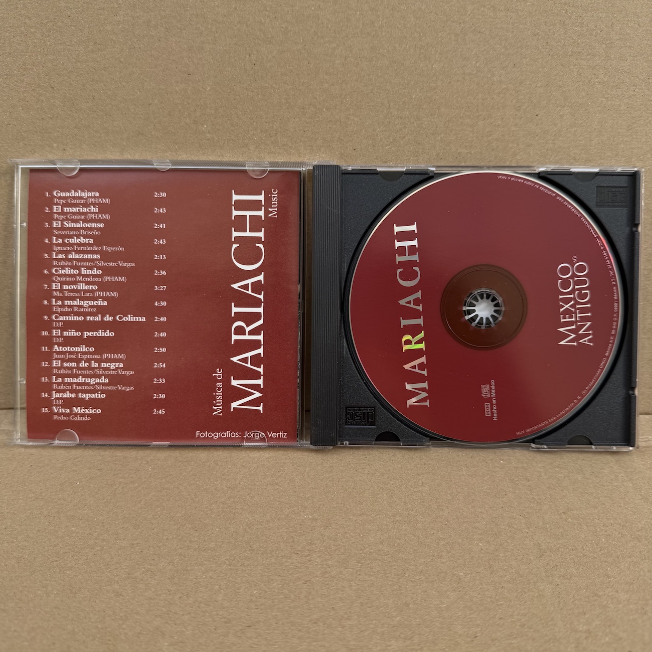 MARIACHI CARRILLO – MÚSICA DE MARIACHI (CD) - Obrázek 2