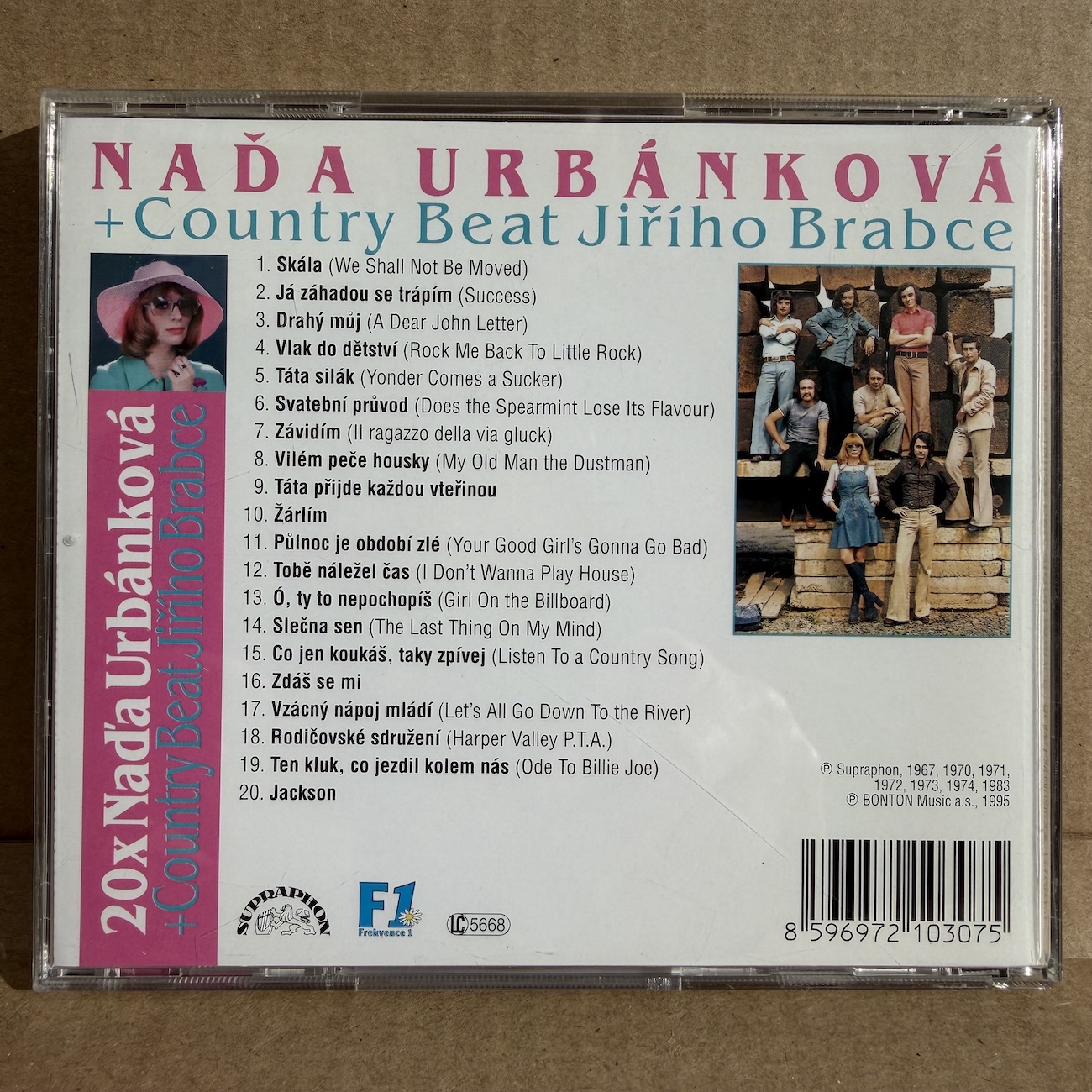 NAĎA URBÁNKOVÁ + COUNTRY BEAT JIŘÍHO BRABCE – 20× NAĎA URBÁNKOVÁ (CD) - Obrázek 3