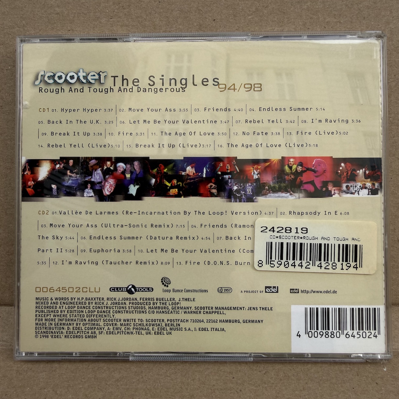 SCOOTER – THE SINGLES 94/98: ROUGH AND TOUGH AND DANGEROUS (CD) - Obrázek 3
