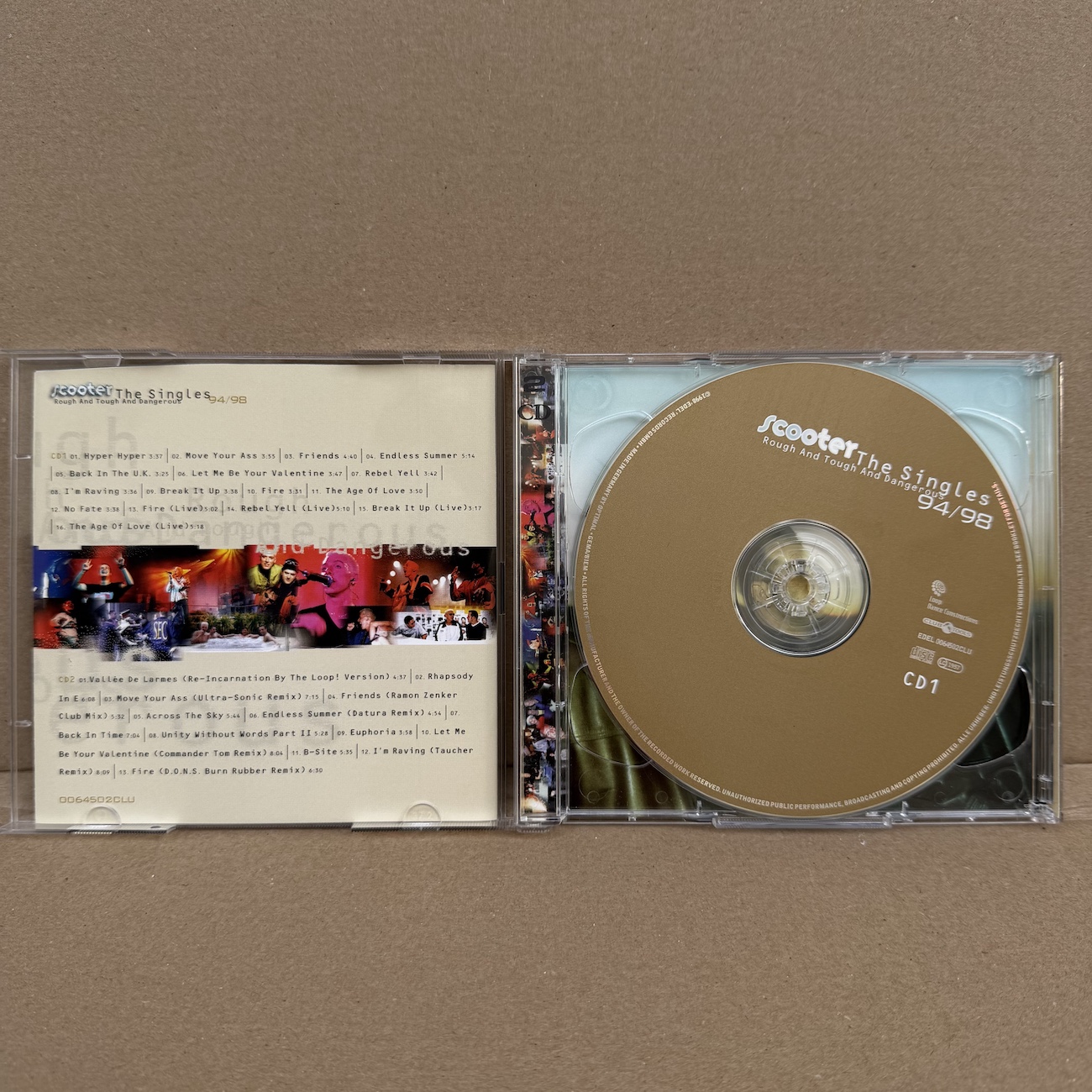SCOOTER – THE SINGLES 94/98: ROUGH AND TOUGH AND DANGEROUS (CD) - Obrázek 2