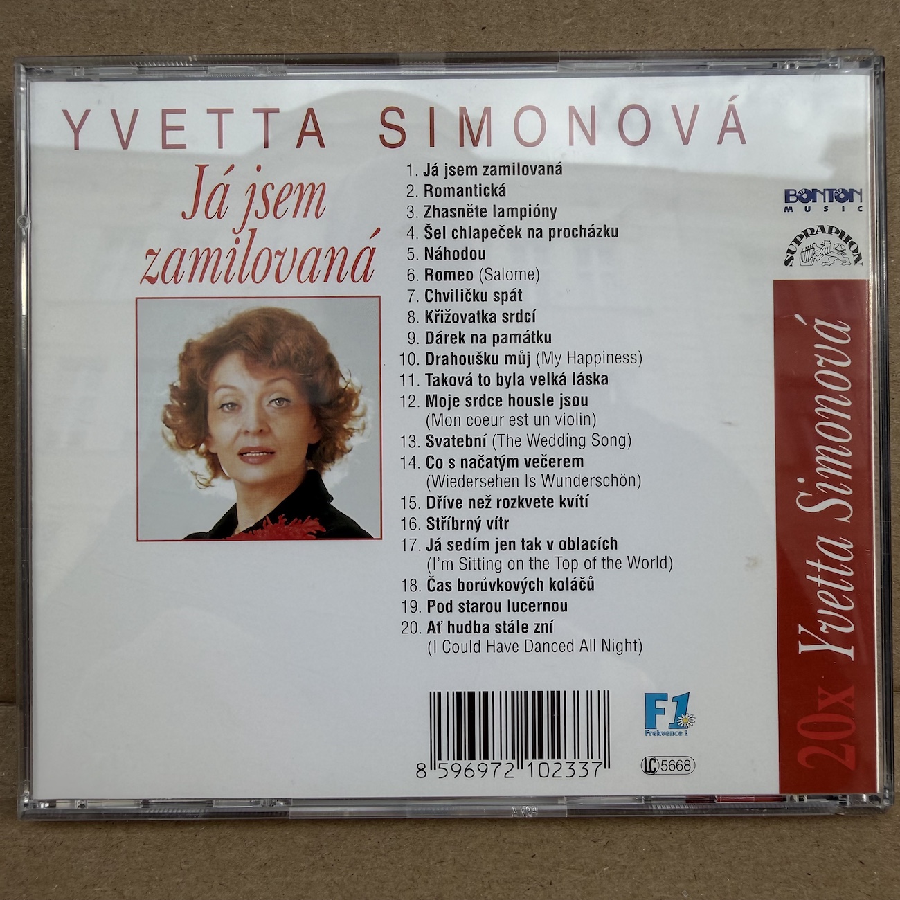 YVETTA SIMONOVÁ – JÁ JSEM ZAMILOVANÁ (CD) - Obrázek 3
